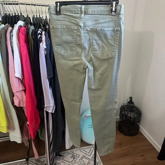 Free People Olive Ripped Skinny Jeans - Picture 4 of 4